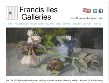Tablet Screenshot of francis-iles.com
